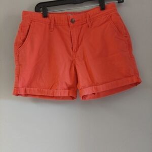 Levi's Coral Orange Shorts Size 27 a Summer Comfort  Casual Vacation Travel‎